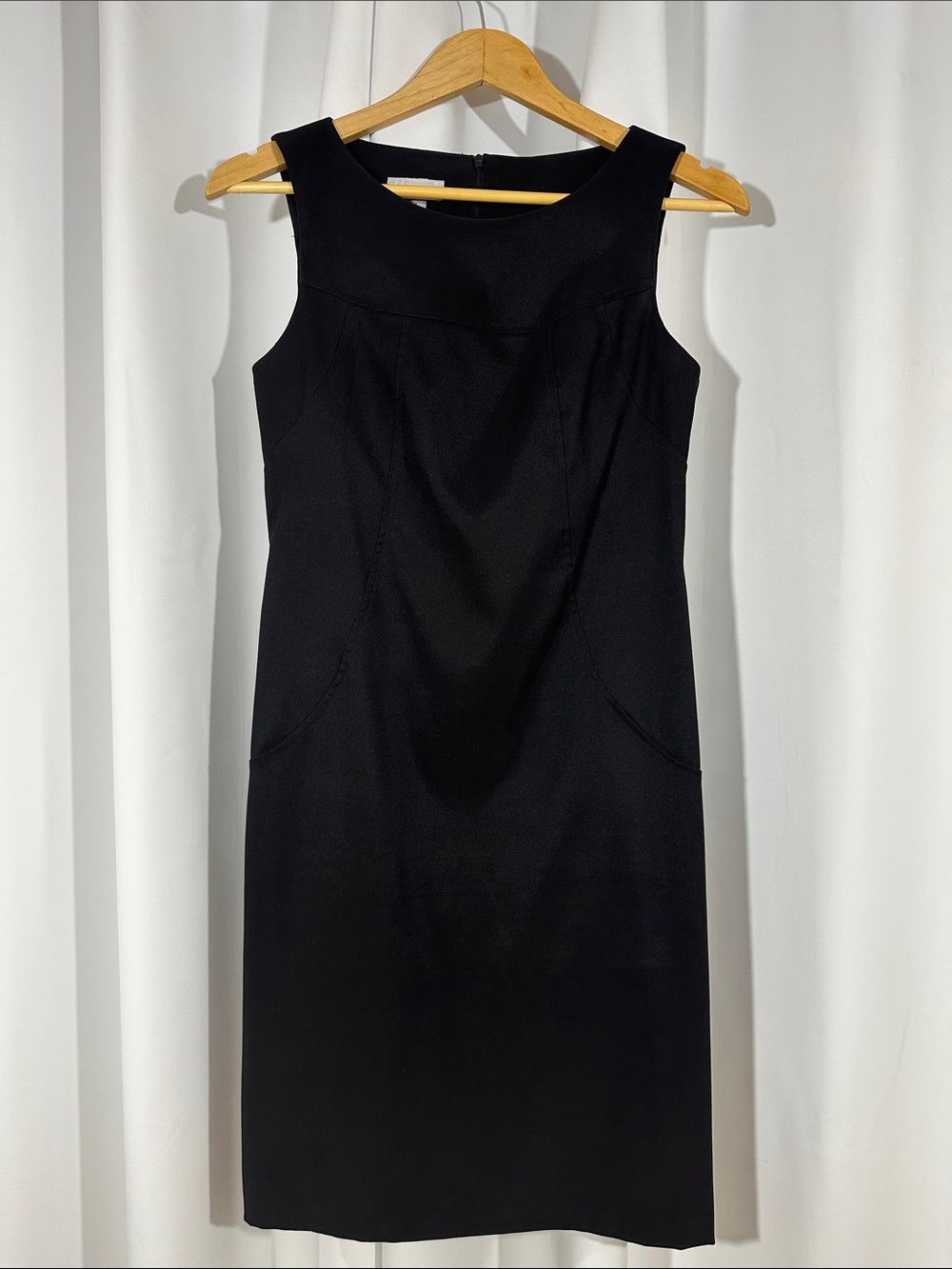ALYX Limited Black Sheath Dress Size 4 Sleeveless Career Office Stretch Dress